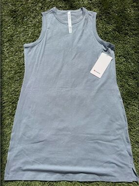 lululemon  NWT, Blue grey Sleeveless Tank Dress size 10